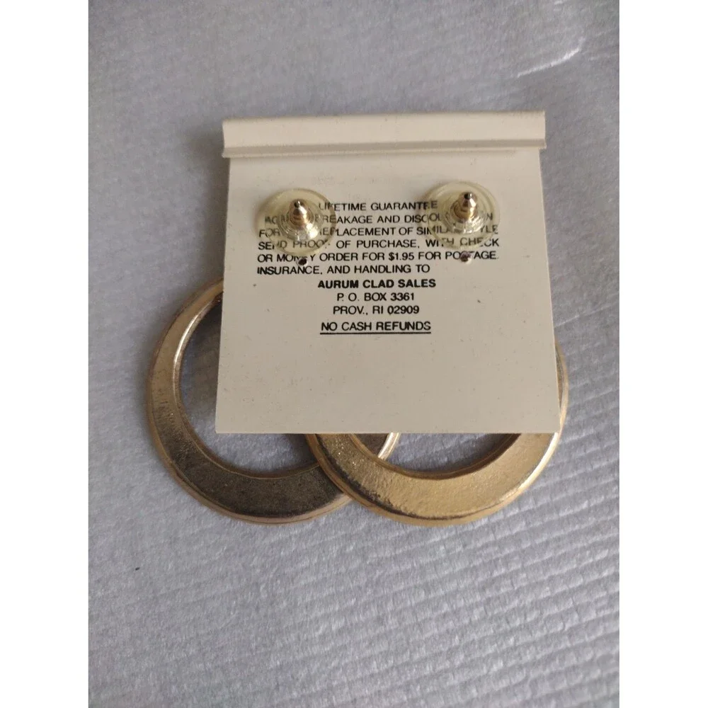 Aurum Clad Enamel Large Hoop Earrings – Black & Cream Statement Jewelry